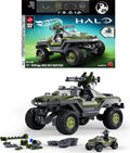 Mattel Brick Shop Hot Wheels Halo UNSC M12 Warthog - Juego de construcción