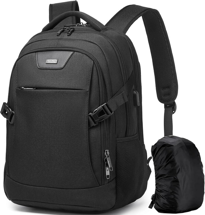 DUSLANG Mochila de viaje para laptop de trabajo con puerto de carga...