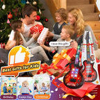 Kids Electric Guitar con 4 Strings Light Up Toy para Toddlers