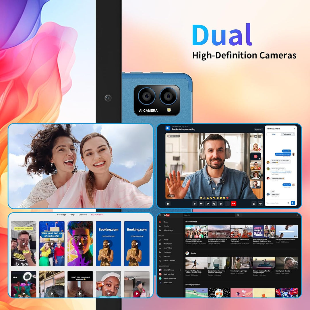 Tableta Android 15 de 10 pulgadas: Octa-Core, 8 GB de RAM 128 GB, 7...