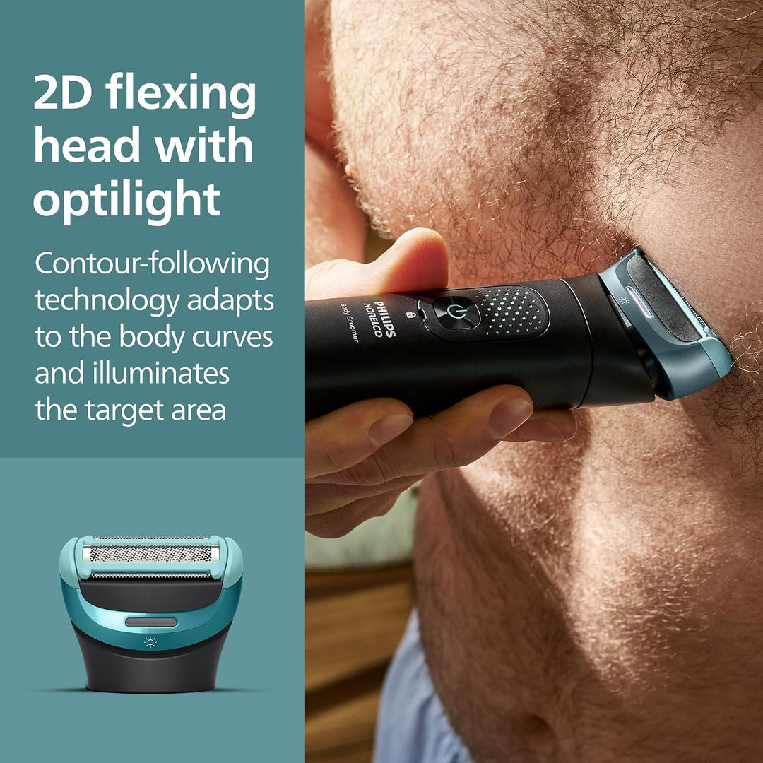 Philips Norelco Body Groomer serie 9000, recortadora íntima para us...