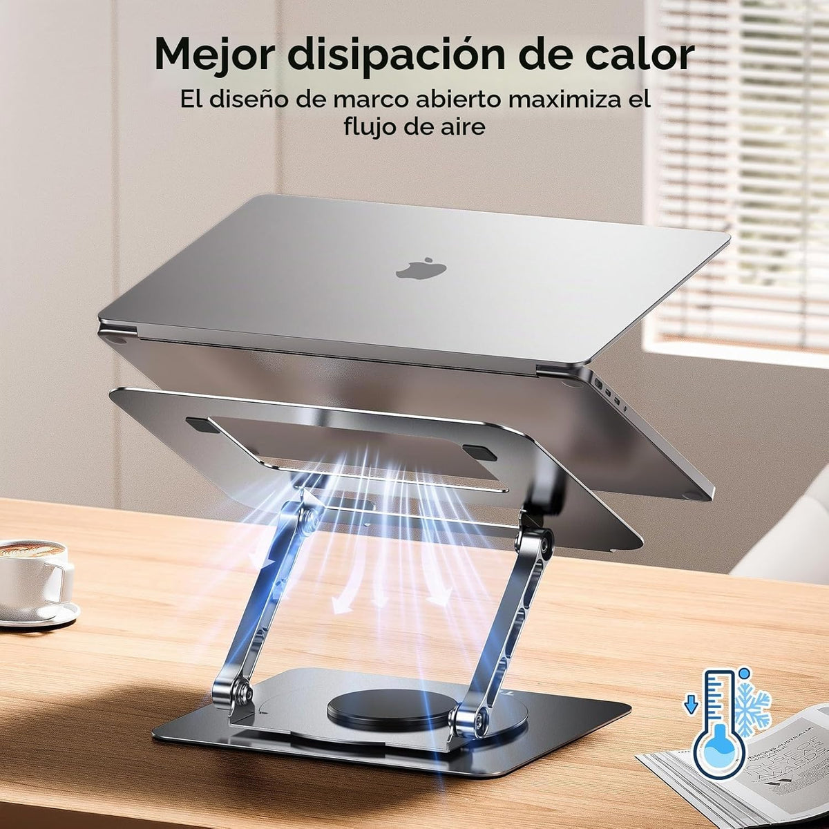 TECKNET Soporte para computadora portátil para escritorio, soporte...
