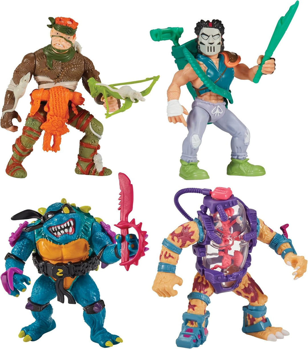 Teenage Mutant Ninja Turtles Paquete de 4 mutantes