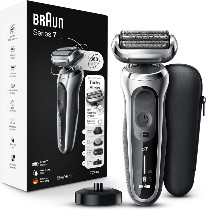 Braun Series 7 7032cs - Maquinilla de afeitar eléctrica flexible pa...