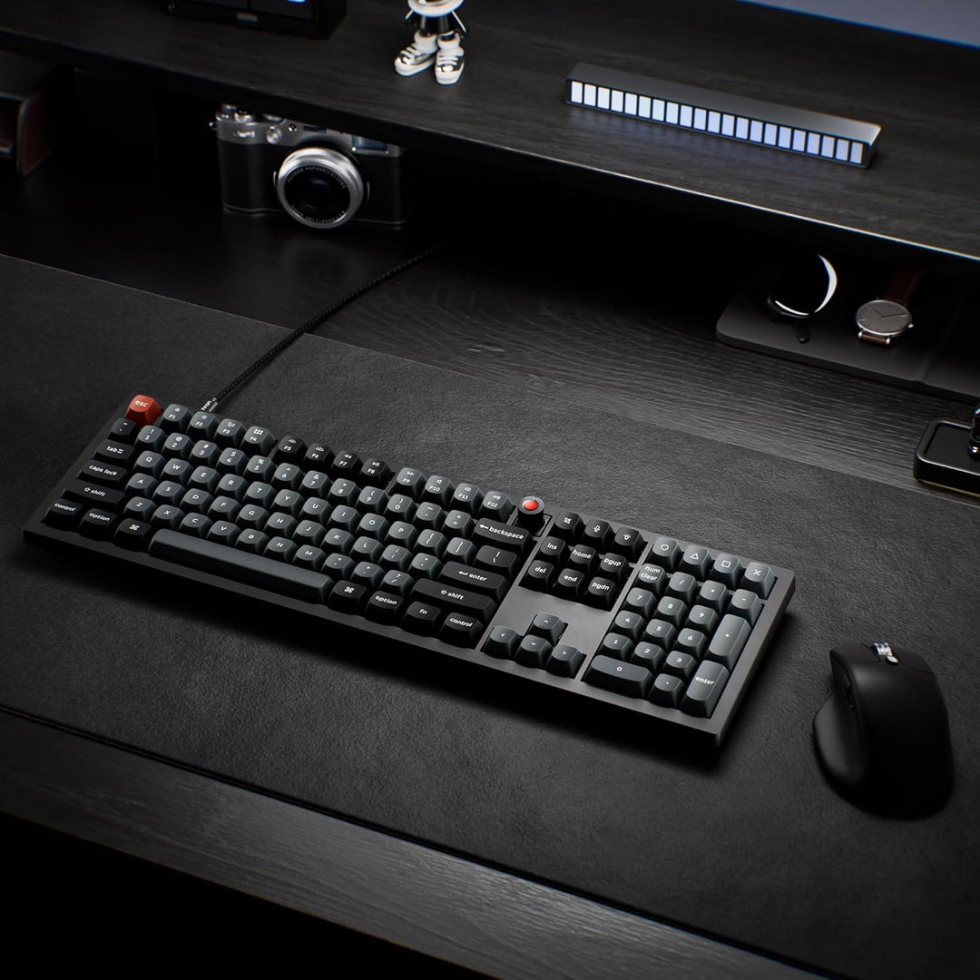 Keychron V6 - Teclado mecánico con cable de tamaño completo 8K con...
