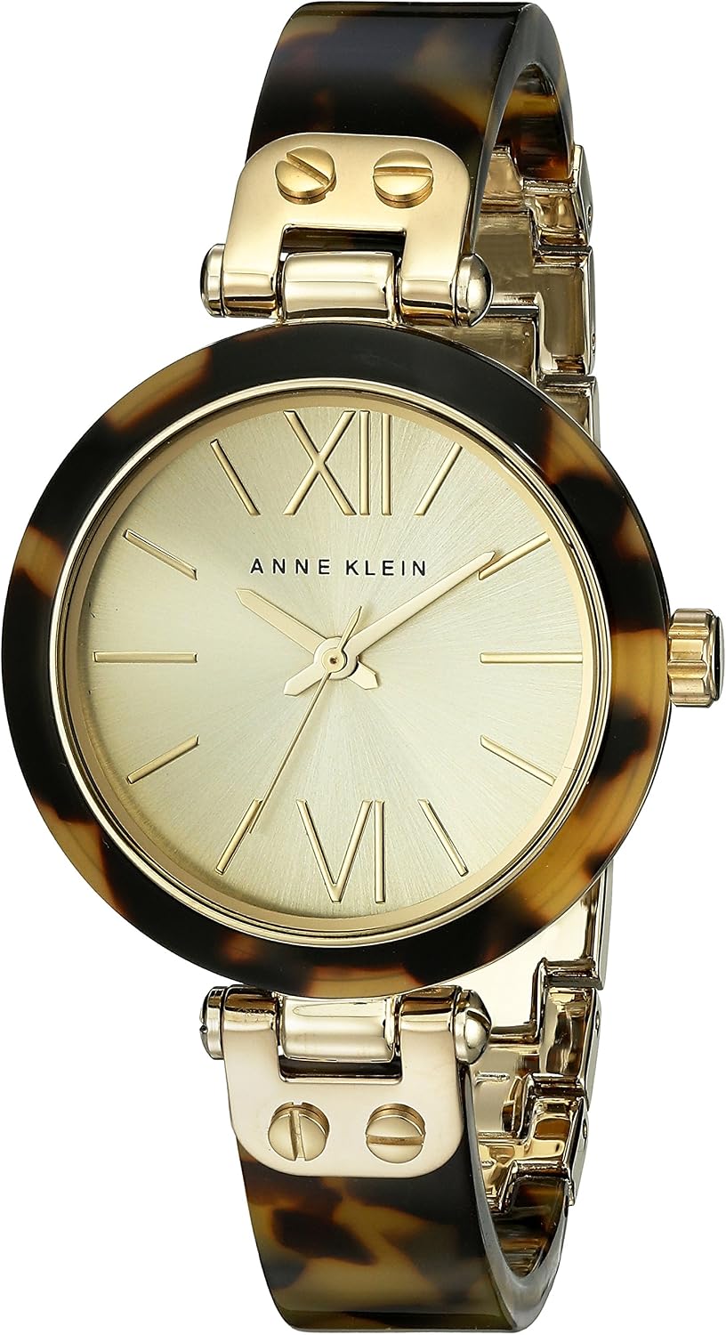 Anne Klein Reloj de pulsera de resina para mujer