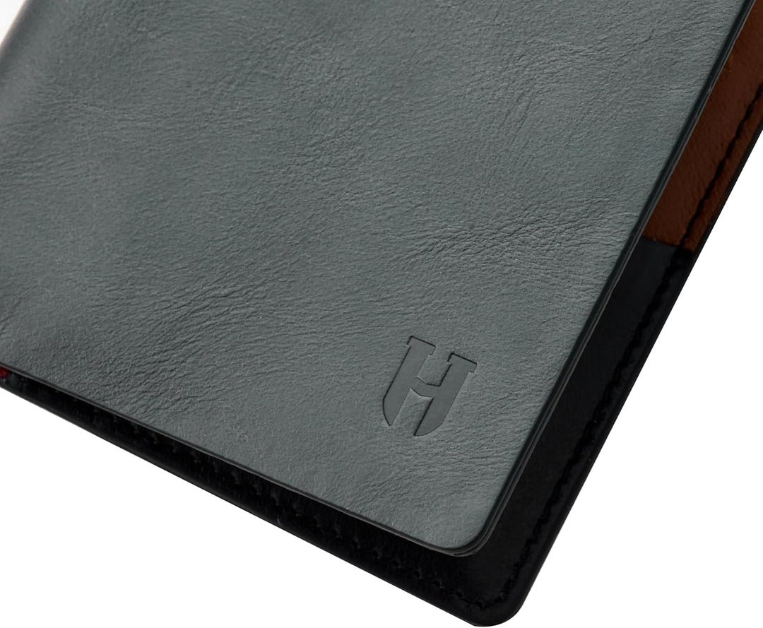 HELMBROOK London Billetera Vertical para Hombres Dayton, Classic