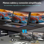 Extensor de pantalla para laptop de 15.6 pulgadas, monitor portátil...