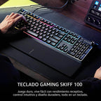 Corsair Teclado para juegos Skiff 100 silencioso RGB con cable - US QWERTY