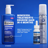 Rogaine para hombres 5% Minoxidil para hombres en espuma, crecimien...