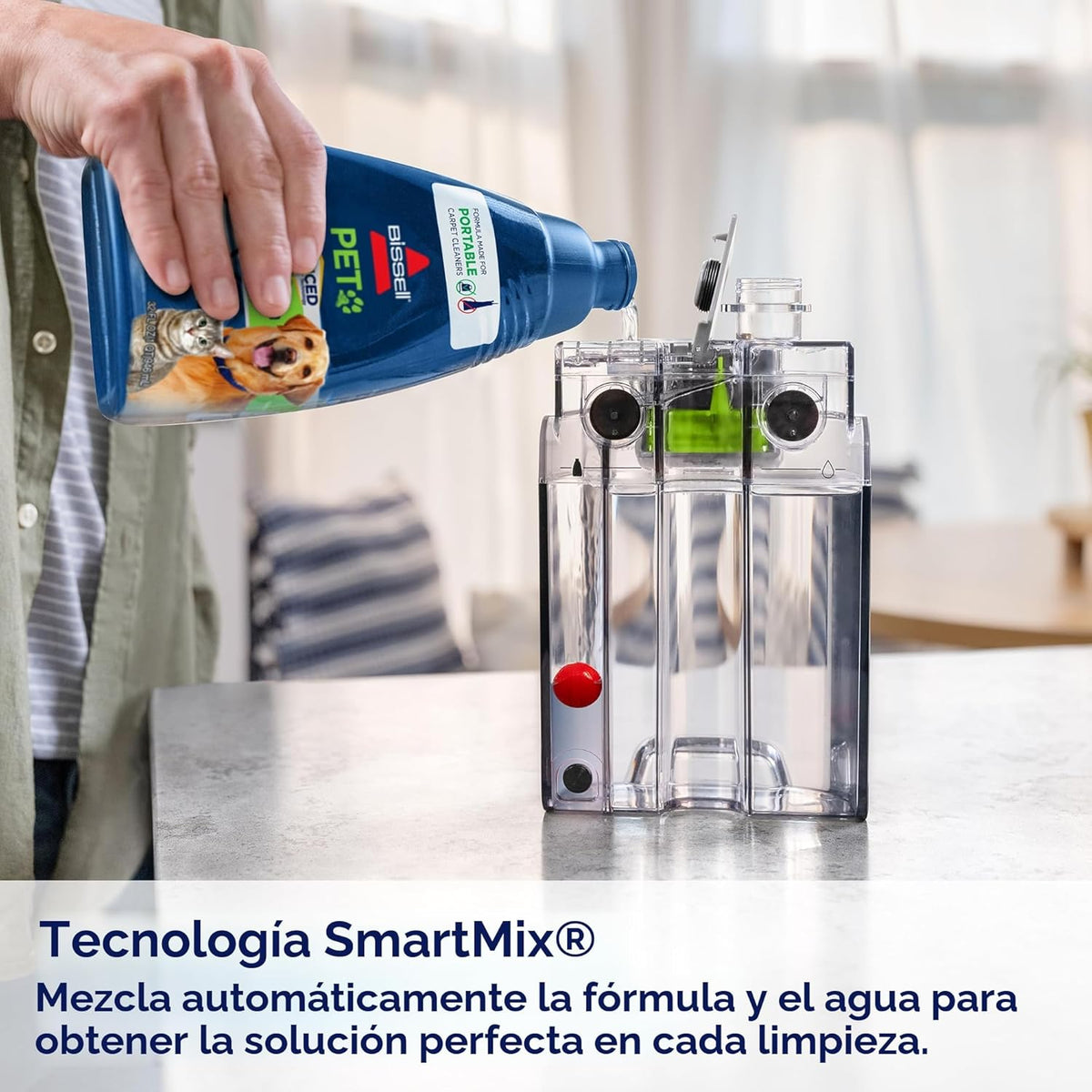 BISSELL Little Green Max Pet SmartMix Limpiador de alfombras, 38572