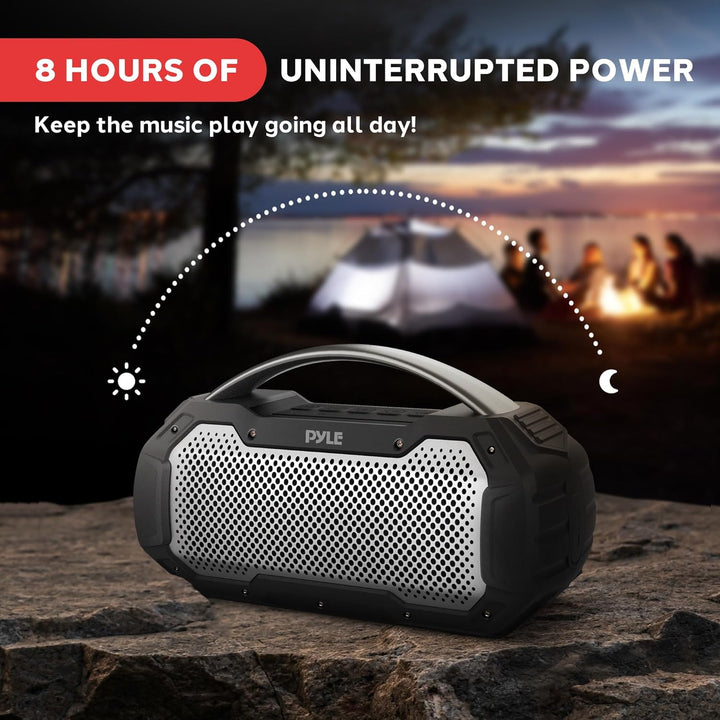 Pyle Altavoz Bluetooth portátil, IPX6 impermeable altavoz inalámbri...