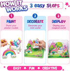 Kit de pintura de unicornio Mini World, manualidades y manualidades para