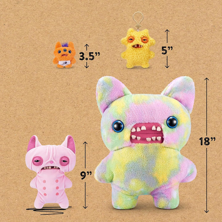 Fuggler Alley Cats juguete de peluche de 9 pulgadas (Wrinkle Mcstin...