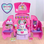Disney Jr. Minnie Mouse Groom & Go Pet Salon Playset con luces y sonidos