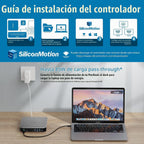 Kensington AD220S3 USB-C Triple Video Mobile Dock K31343WW, Plata
