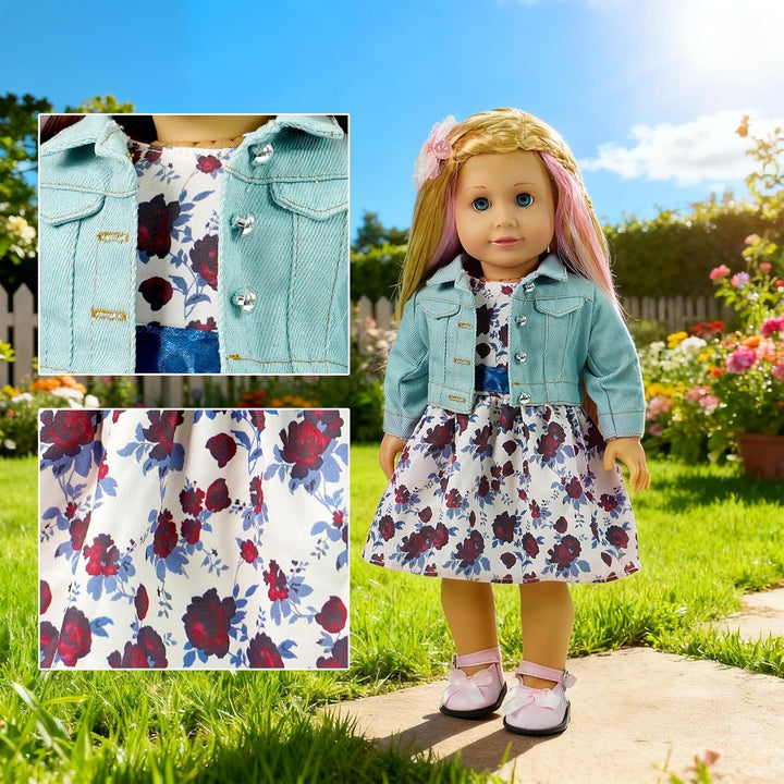 Accesorios de ropa para muñecas American Doll de 18 pulgadas - Jueg...