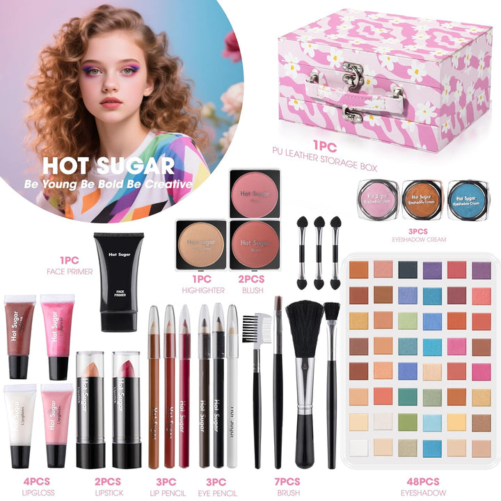 Kit de maquillaje Hot Sugar para niñas preadolescentes de 10 a 12 a...