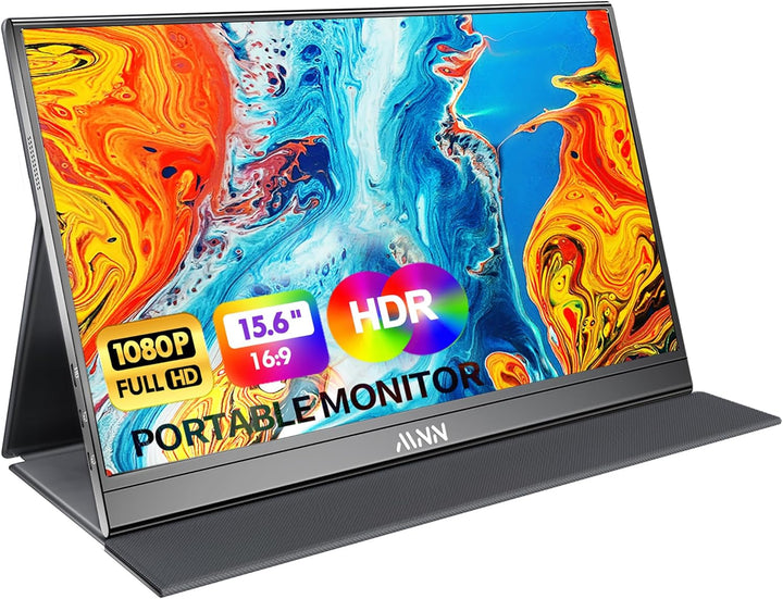 MNN Monitor portátil de 15.6 pulgadas FHD 1080P USB C HDMI Gaming,...