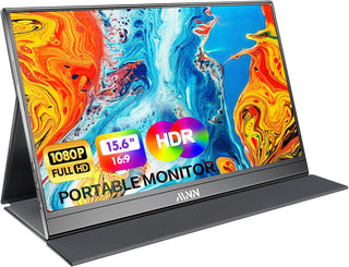 MNN Monitor portátil de 15.6 pulgadas FHD 1080P USB C HDMI Gaming,...
