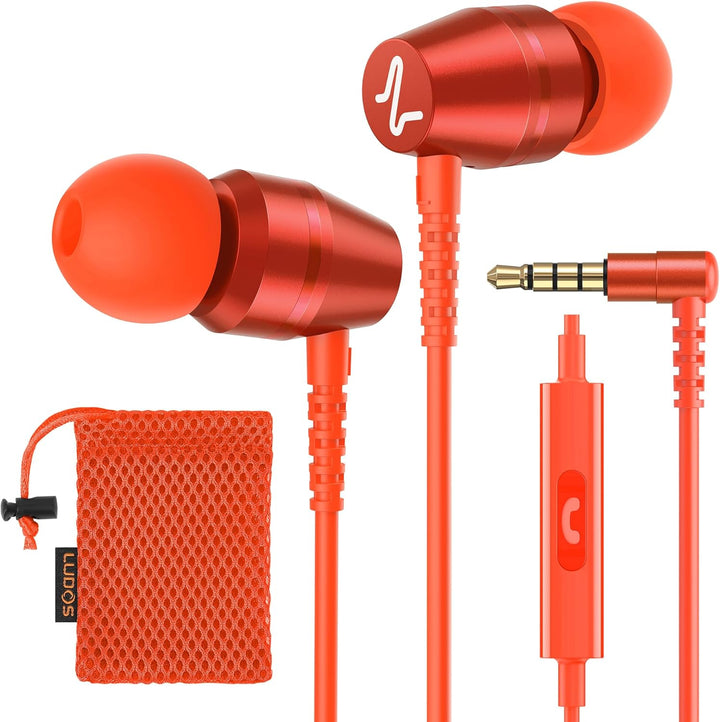 LUDOS OMNITONE Auriculares con cable intraauriculares, garantía de...