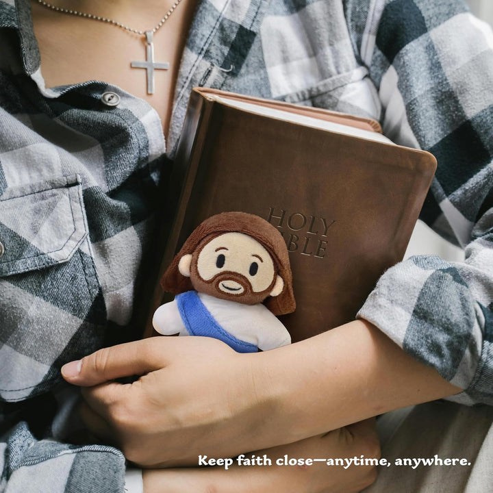 Tiralia Muñeco de peluche de Jesús, animal de peluche religioso sua...