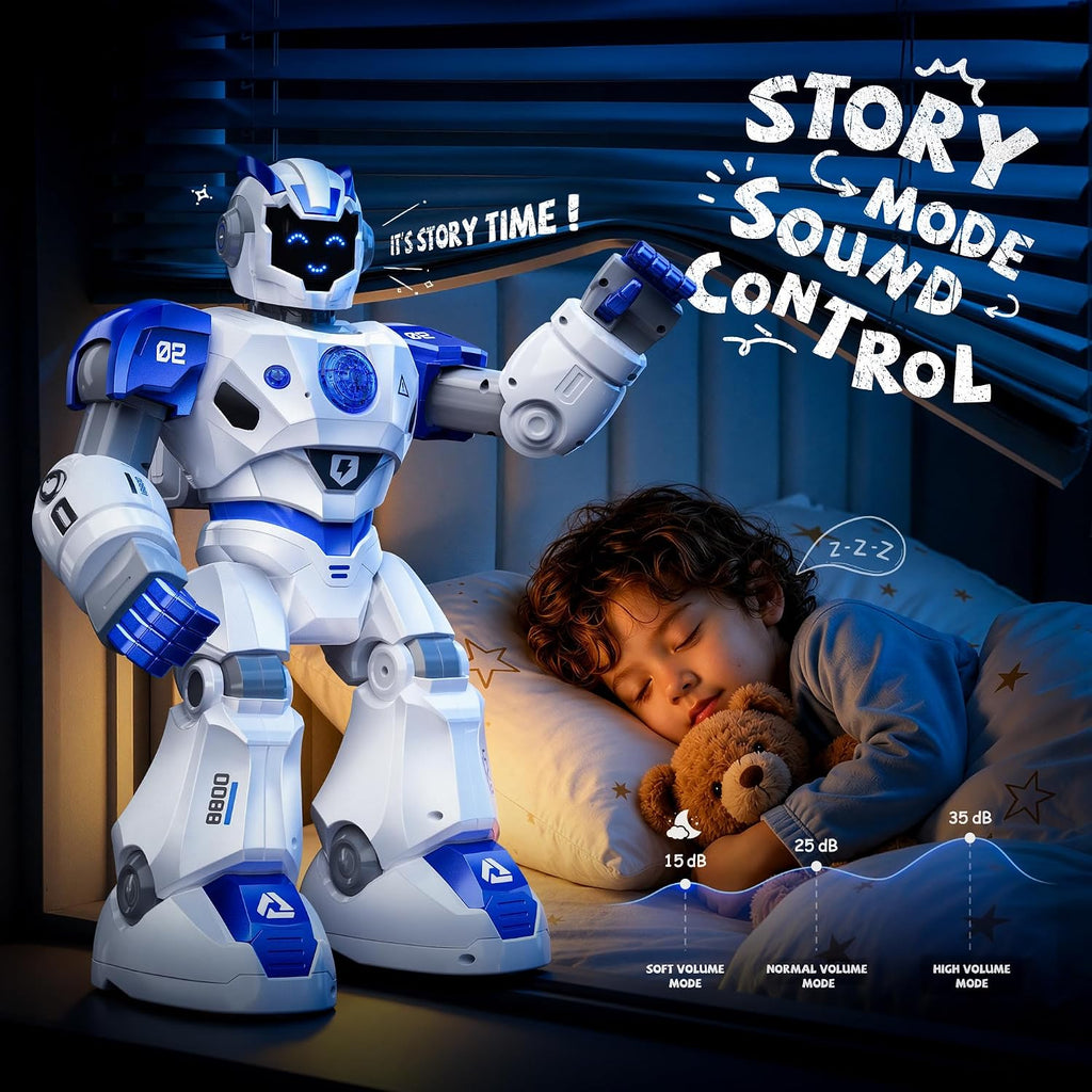 Juguetes inteligentes de robot para niños de 5 a 7 años