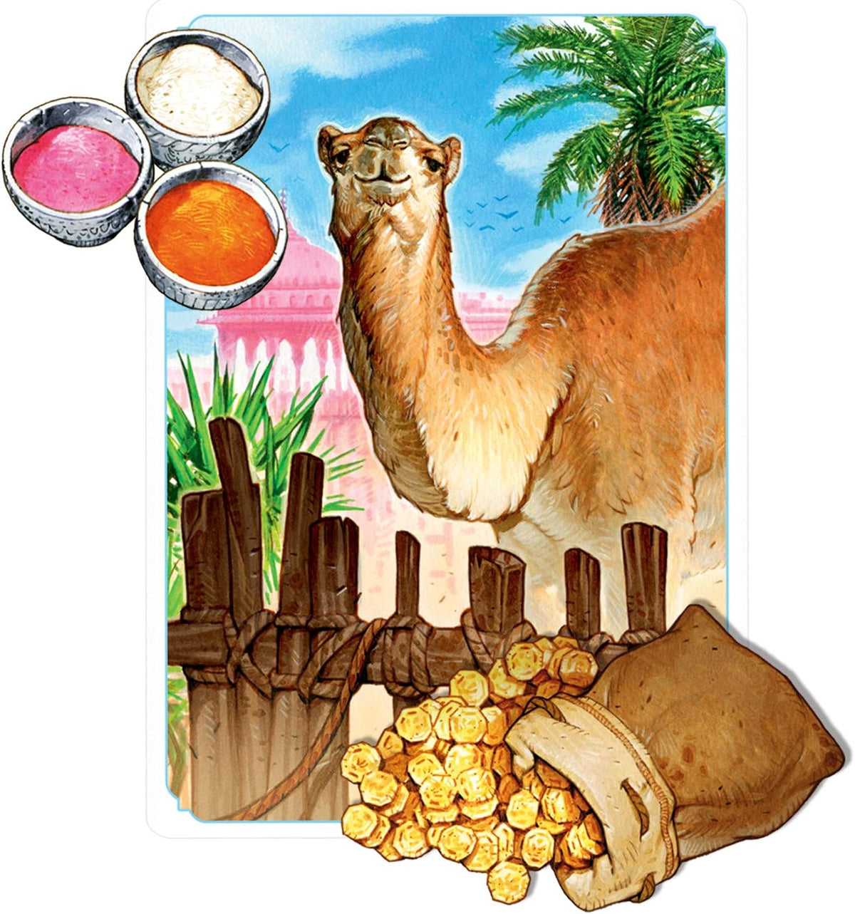 Asmodee Jaipur Juego de estrategia de cartas coleccionables para 2