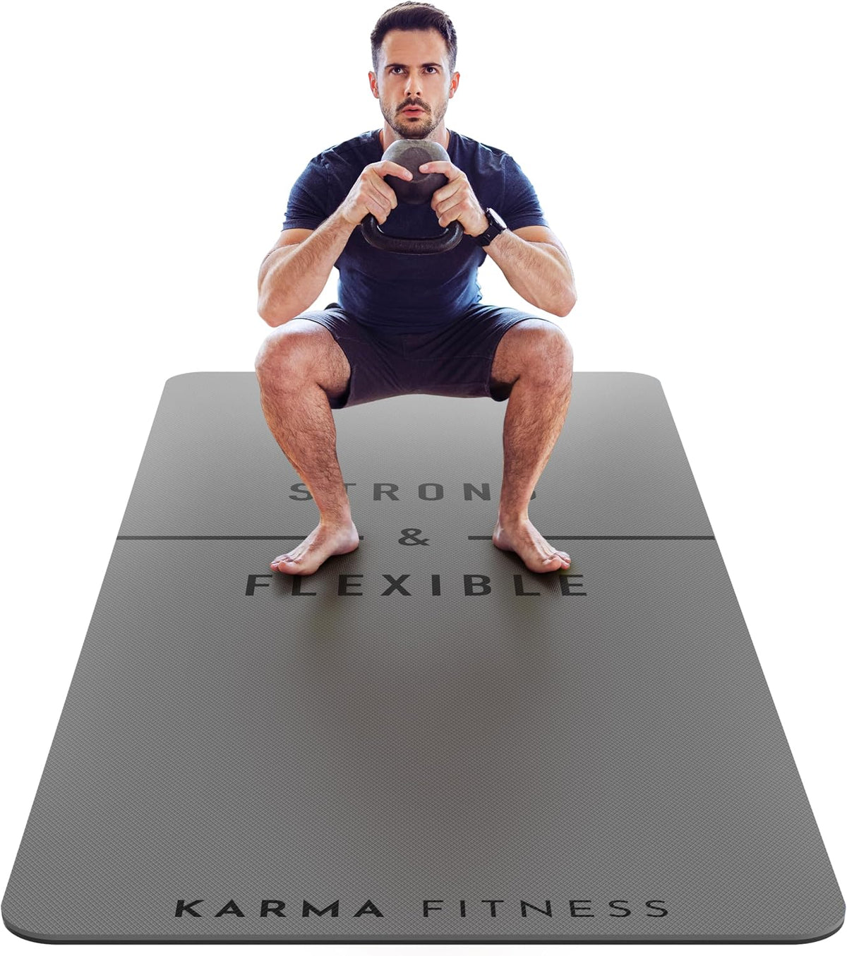 Esterilla de entrenamiento grande – Tapete de ejercicio extra grueso de