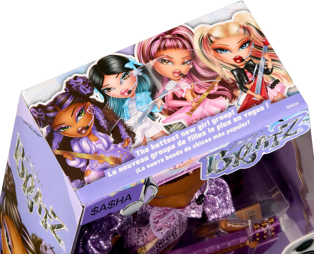 Bratz Muñeca Pop Starz Sasha Fashion con accesorios y