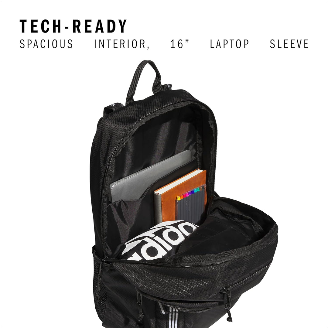 Mochila adidas Excel Duradera Grande para Atletismo, Laptop y Libros