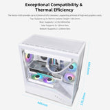 Lian Li V100 ATX Carcasa de PC de Torre Media, 4 x 120mm Ventilador...