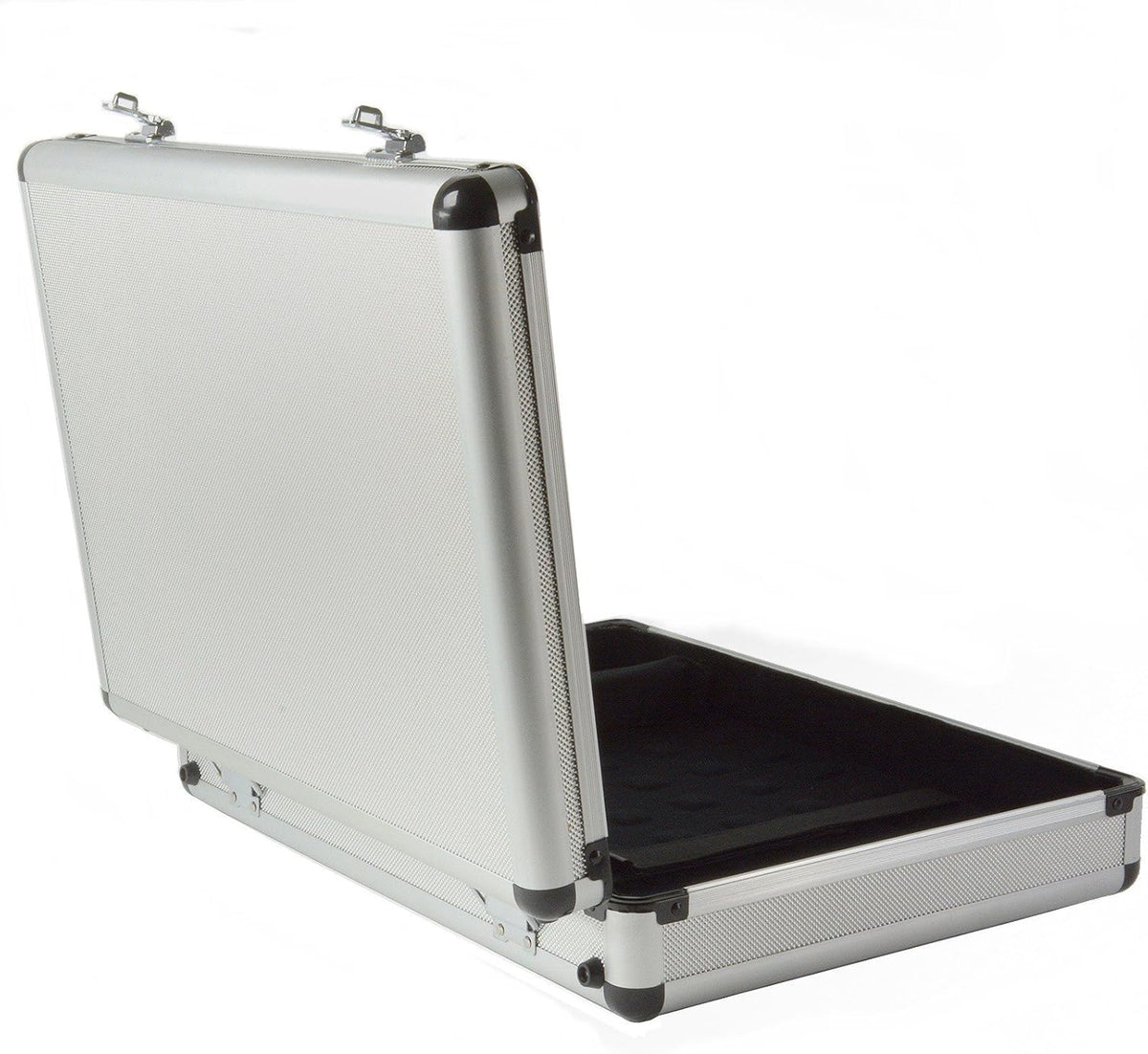 Alpine Swiss Maletín de aluminio ejecutivo maletín acolchado para portátil para hombres Funda de carcasa rígida Attache con cerradura combo Maletín de negocios
