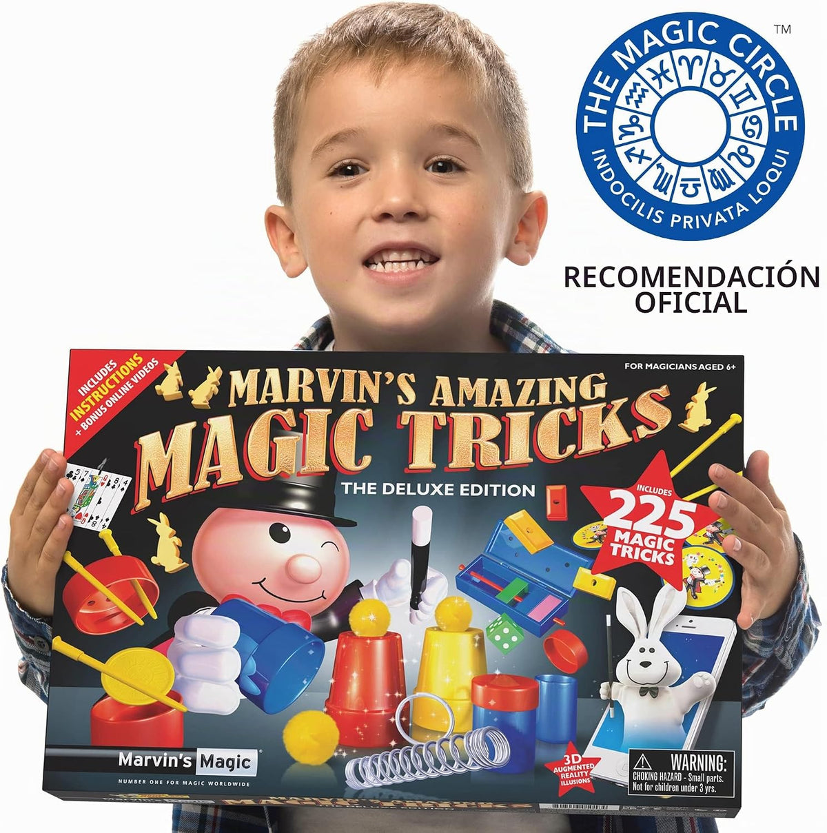 Marvin's Amazing Magic Tricks Deluxe Edition - Kit de 225 trucos, partir