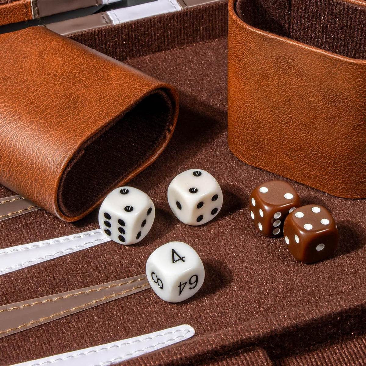Backgammon Set para adultos, juego de mesa de viaje portátil con funda de
