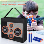 Dardos Balas de Repuesto Compatibles con Pistolas Nerf, 1000 Piezas de Dardos de Espuma Compatibles con Fiesta Nerf con Bolsa de Malla Portátil con Diana para Práctica de Tiro