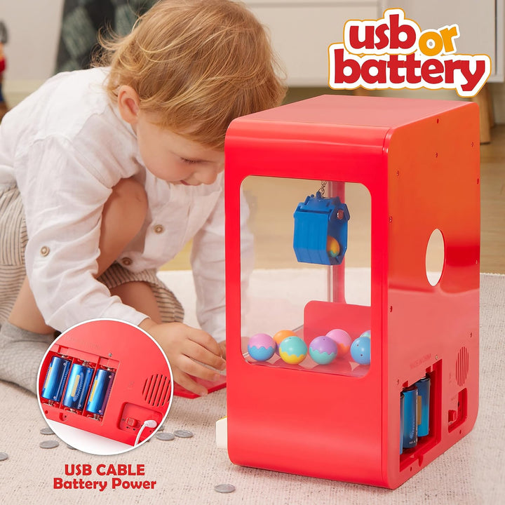 JOYIN Claw Machine - Juguete de arcade con luz LED y