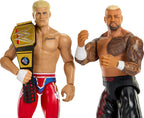 Mattel WWE Main Event Showdown Figuras de acción de 2 unidades con...