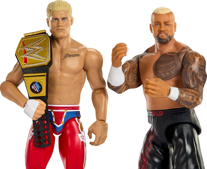 Mattel WWE Main Event Showdown Figuras de acción de 2 unidades con...