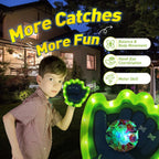 Juego de 2 bolas LED para lanzar y atrapar, juguetes iluminados