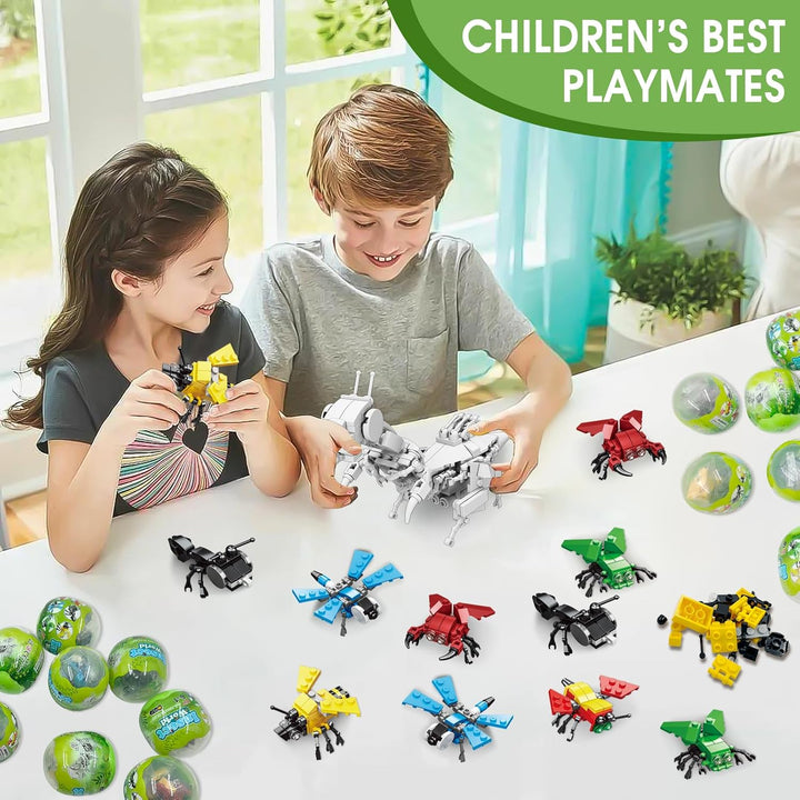 LEBOCADO Mini juegos de bloques de construcción, 12 piezas de bloqu...