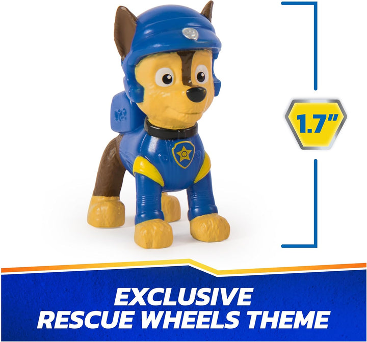 Paw Patrol: Rescue Wheels, paquete de 6 figuras de acción de Pup Sq...