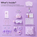 LolliBox Birthday Gift Set para niñasTween y adolescentes de 8–15 años, lista para regalar, 8 regalos envueltos individualmente