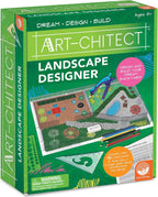 MindWare Art-chitect Paisajista para niños - Kit de diseño de paisaje 3D para niños a partir de 8 años - Aprende los conceptos básicos de la arquitectura mientras diseñas de principio a fin