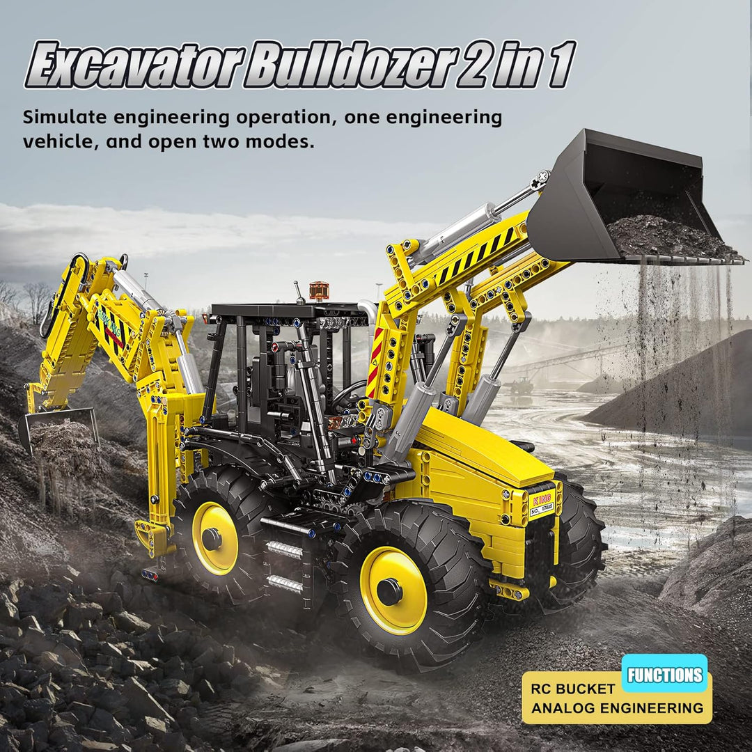 Mould King 17036 Excavadora y excavadora 2 en 1 juego de