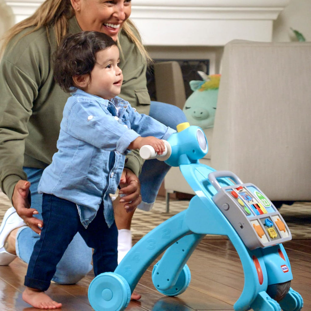 Little Tikes Aprender y jugar caminante de actividades de carril de aprendizaje, sentado a pie, caminar, sonidos, aprendizaje, efectos de sonido, regalo y juguete de viaje para bebés, bebés, niñas y niños mayores de 9 meses