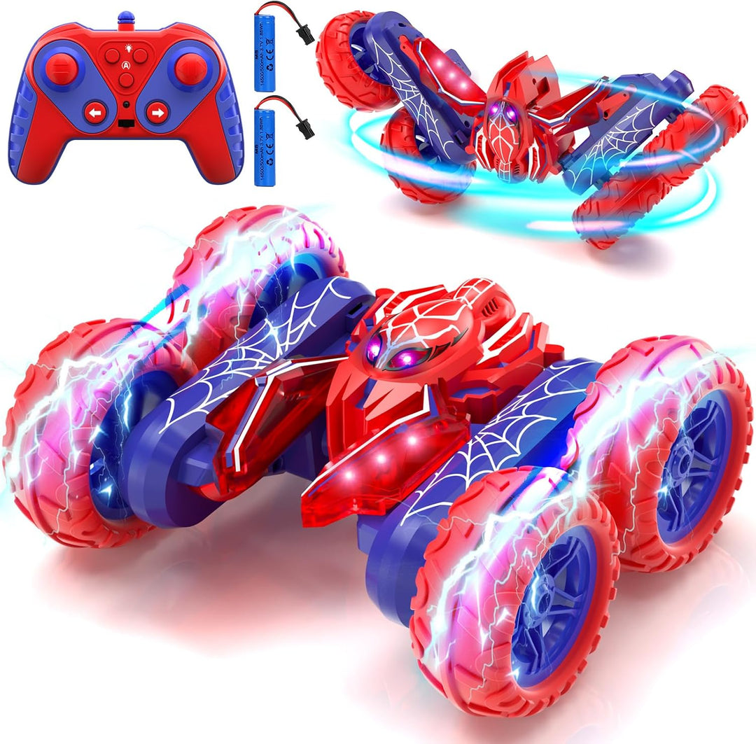 Spider - Autos de control remoto para niños de 4 a 7 360°