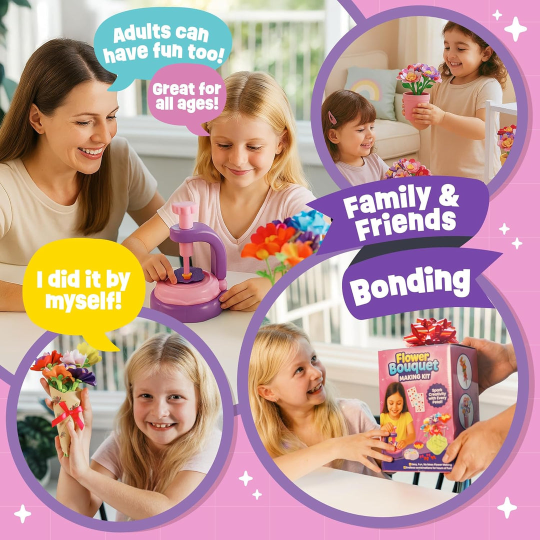 Kit de fabricación de ramo de flores para niños regalo de