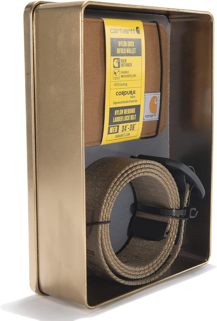 Paquete de regalo de cinturón y billetera Carhartt para hombre A000...