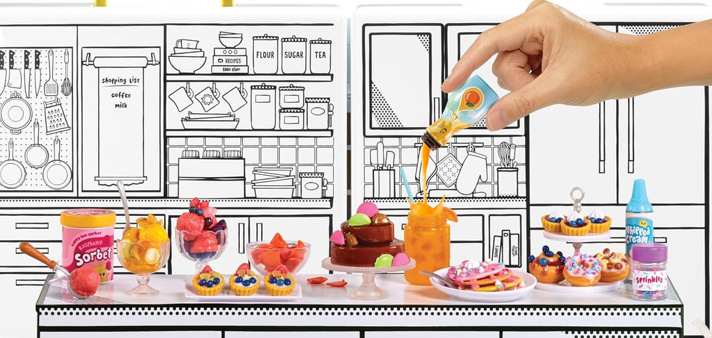 MGA's Miniverse Make It All You Can Eat Collectibles, bricolaje, juego de resina, réplica de alimentos, no comestible, 8+